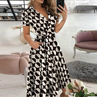 A-Line Dress for Women, Flattering Silhouette for Cocktail and Formal Occasions, Elegant Summer Style 3