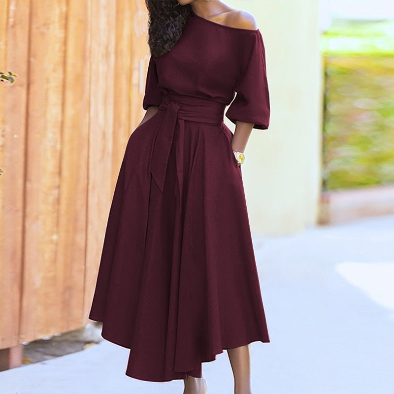 A-Line Dress for Women, Flattering Silhouette for Cocktail and Formal Occasions, Elegant Summer Style 6
