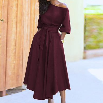 A-Line Dress for Women, Flattering Silhouette for Cocktail and Formal Occasions, Elegant Summer Style 6