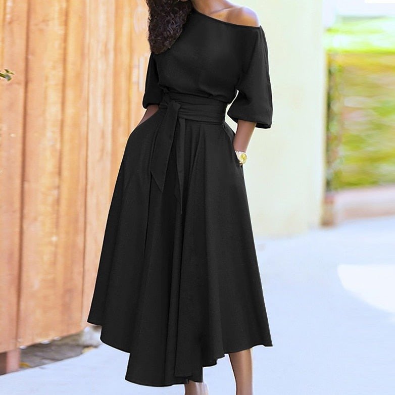 A-Line Dress for Women, Flattering Silhouette for Cocktail and Formal Occasions, Elegant Summer Style 8