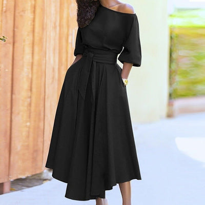 A-Line Dress for Women, Flattering Silhouette for Cocktail and Formal Occasions, Elegant Summer Style 8