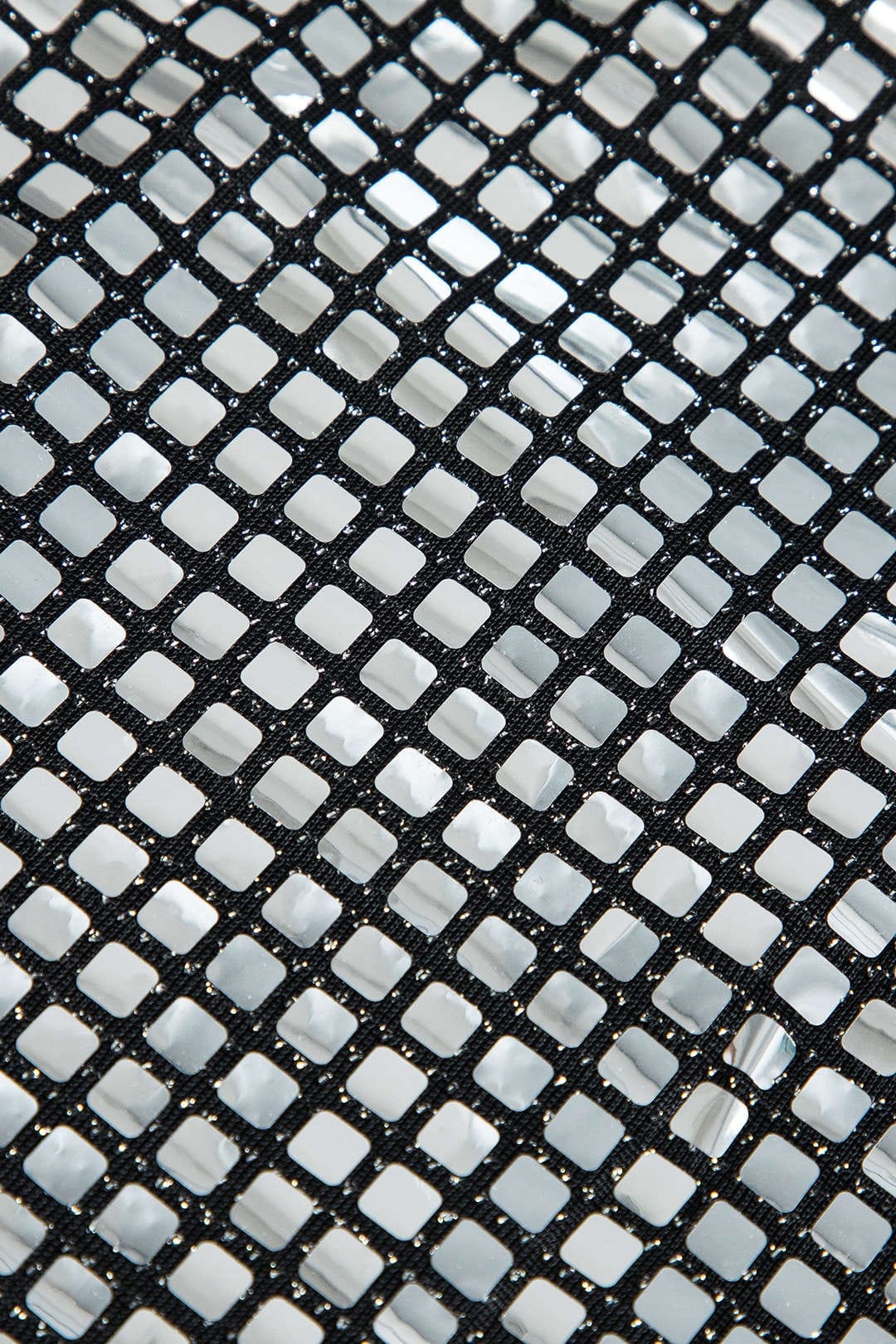 Agathe | Glamorous party mini skirt with sparkling mesh design 2