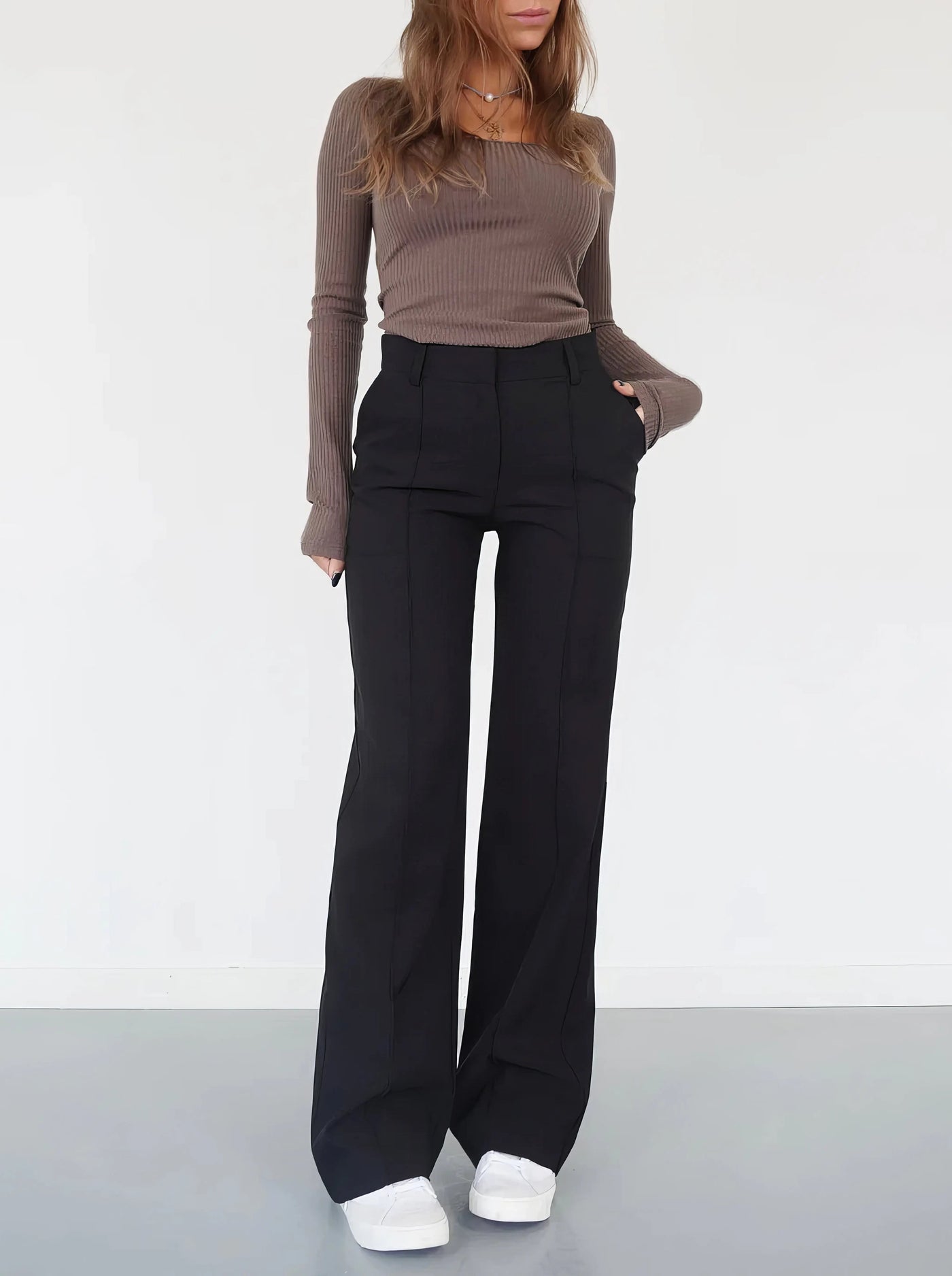 Carina | High-waisted chic trousers 0