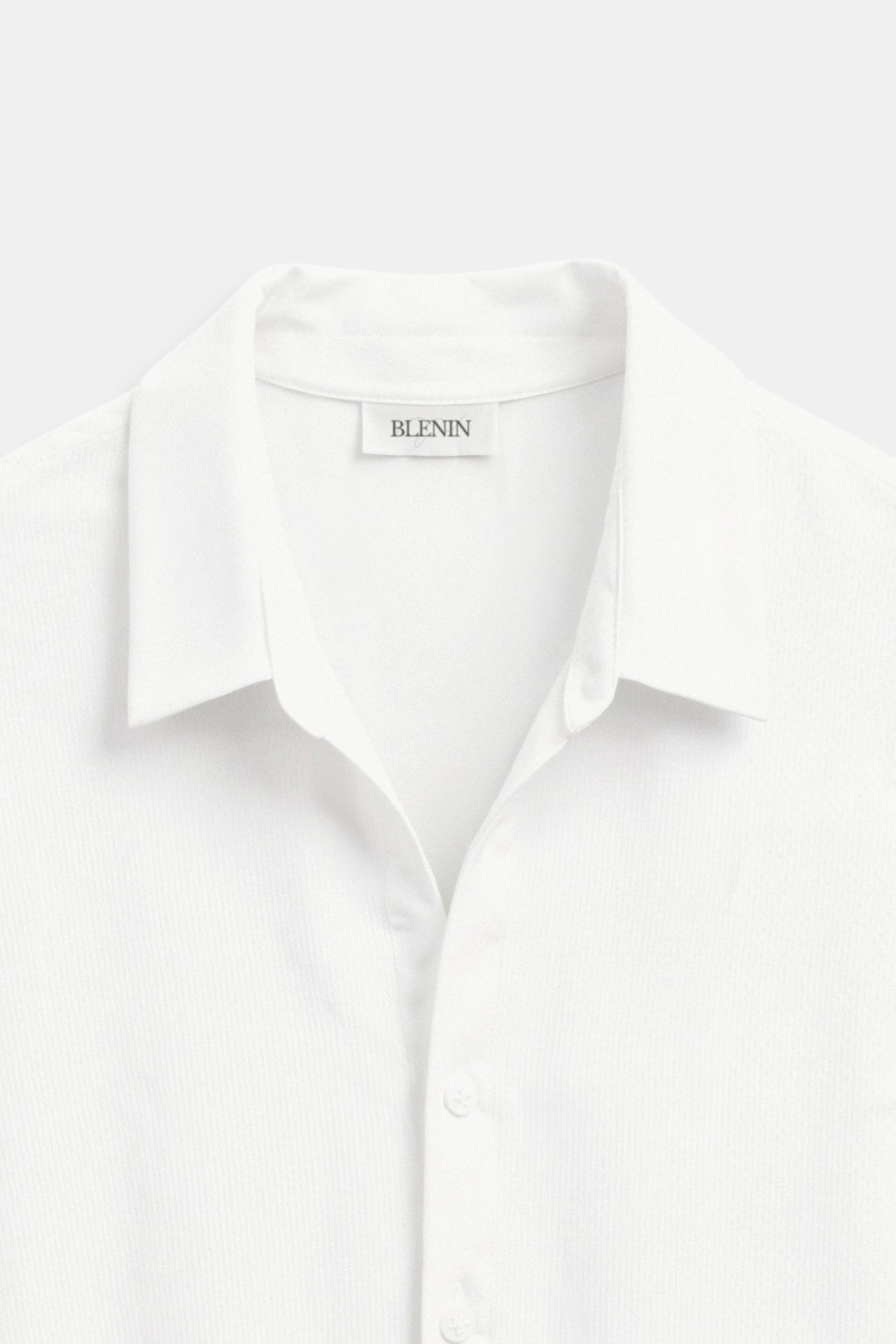 Classic short-sleeved linen shirt 6