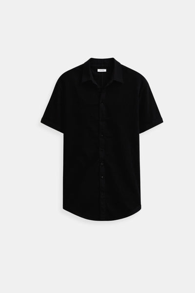 Classic short-sleeved linen shirt 8