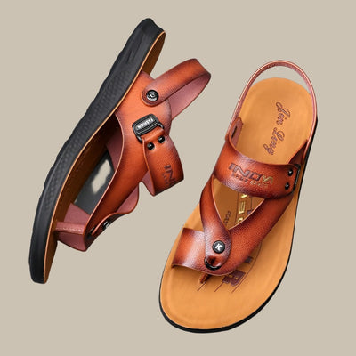 Comfortable men's sandals with buckle 1
