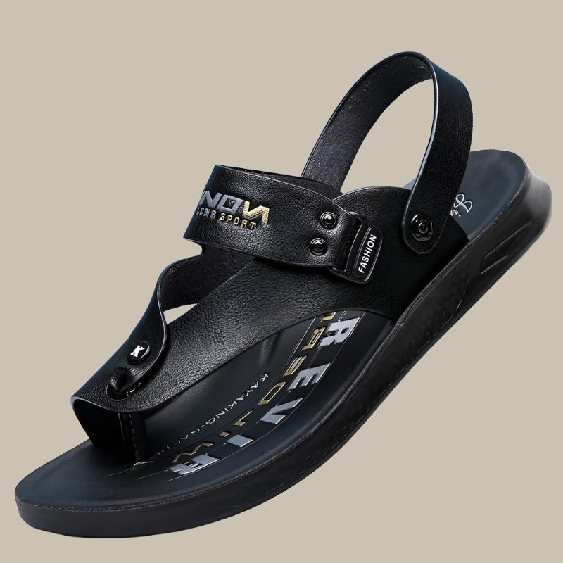 Comfortable men's sandals with buckle 2