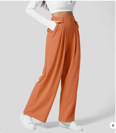 Elegant high-waisted wide-leg trousers with a timeless cut 10