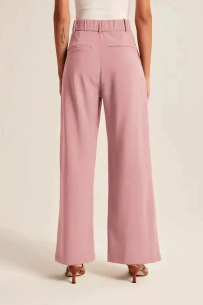 Elegant high-waisted wide-leg trousers with a timeless cut 4