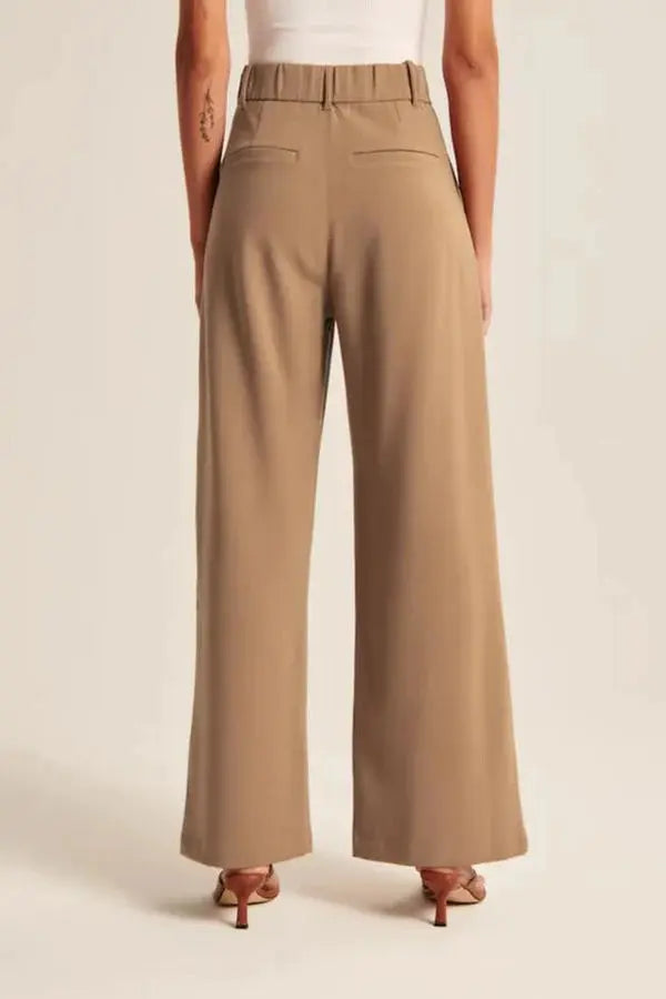 Elegant high-waisted wide-leg trousers with a timeless cut 6