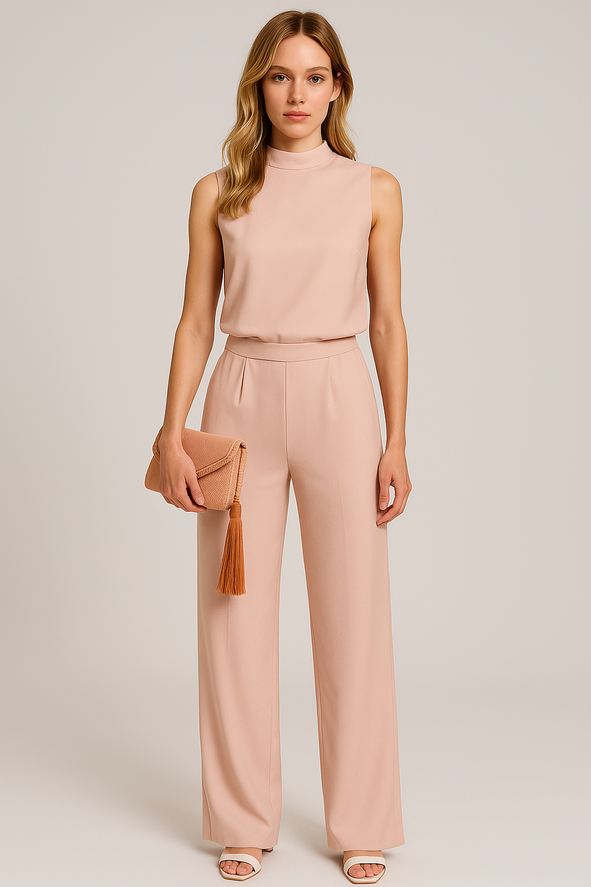 Elegant jumpsuit with sleeveless design and wide leg – a stylish combination for everyday wear and evenings out. 2