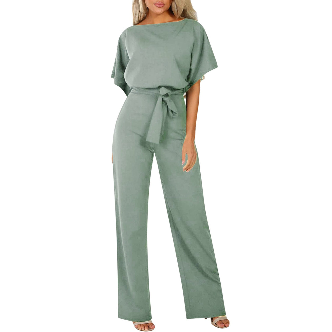 Elegant jumpsuit with waist belt – figure-hugging & stylish 14