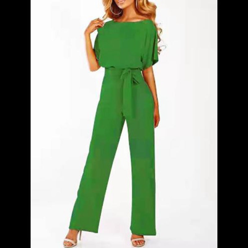 Elegant jumpsuit with waist belt – figure-hugging & stylish 15