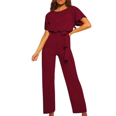 Elegant jumpsuit with waist belt – figure-hugging & stylish 17