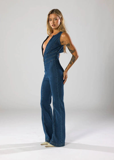Emmie | Denim Jumpsuit 5