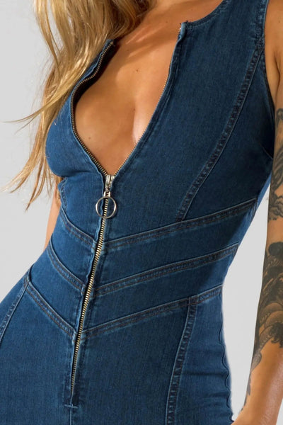 Emmie | Denim Jumpsuit 6