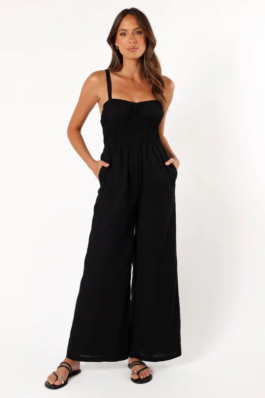 Laura | Elegant sleeveless wide-leg jumpsuit for women 0