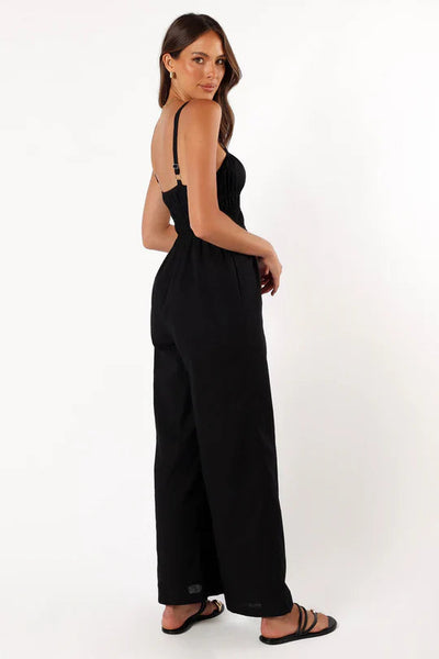 Laura | Elegant sleeveless wide-leg jumpsuit for women 2