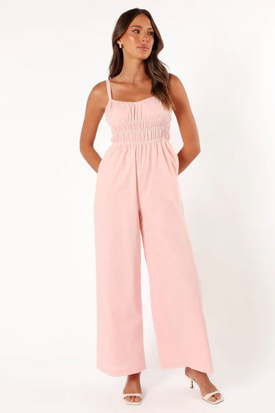 Laura | Elegant sleeveless wide-leg jumpsuit for women 5