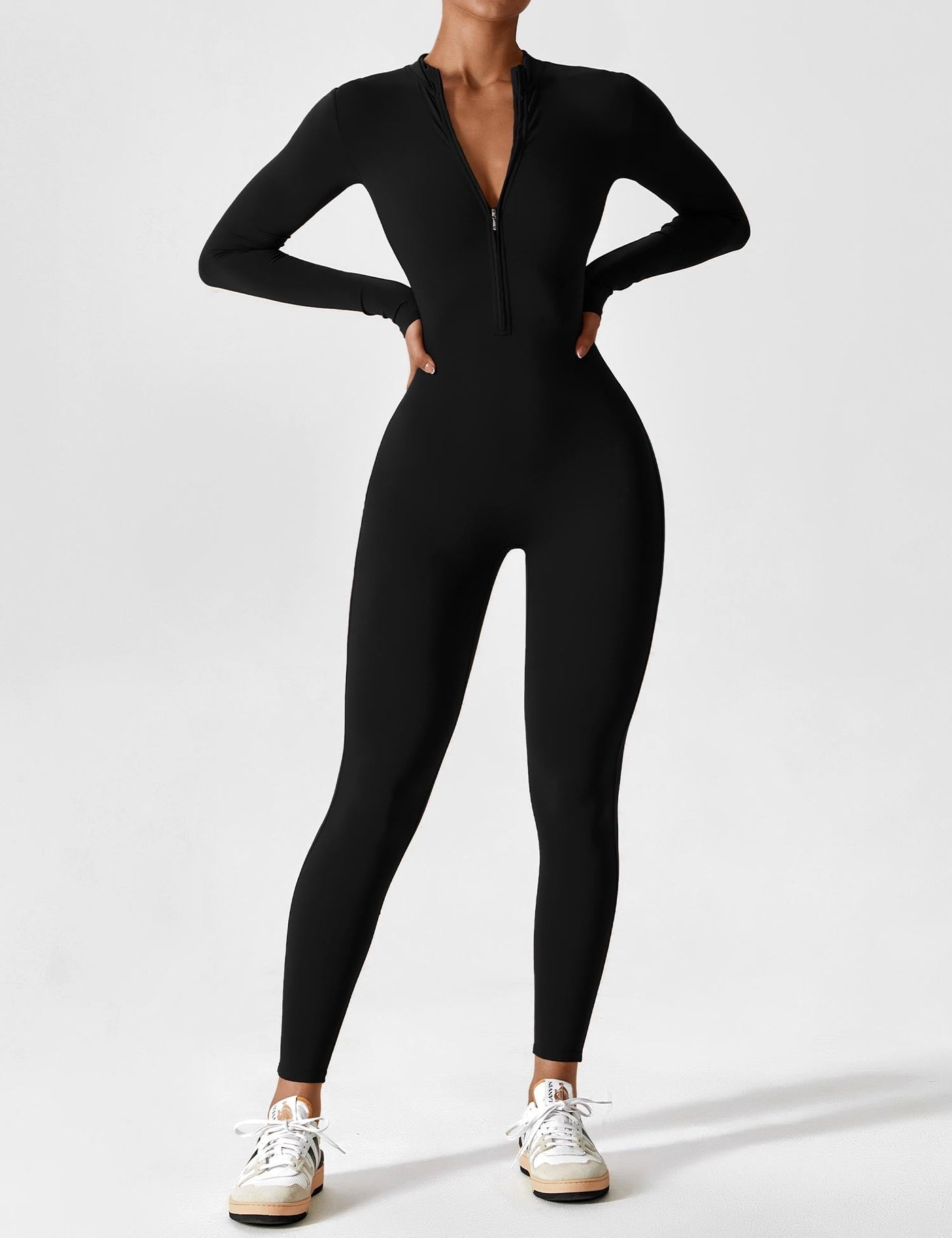 Lina | Seamless full-zip bodysuit 0