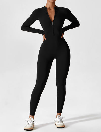 Lina | Seamless full-zip bodysuit 0