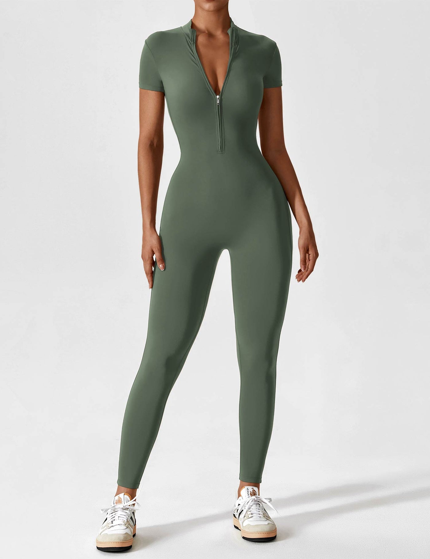 Lina | Seamless full-zip bodysuit 13