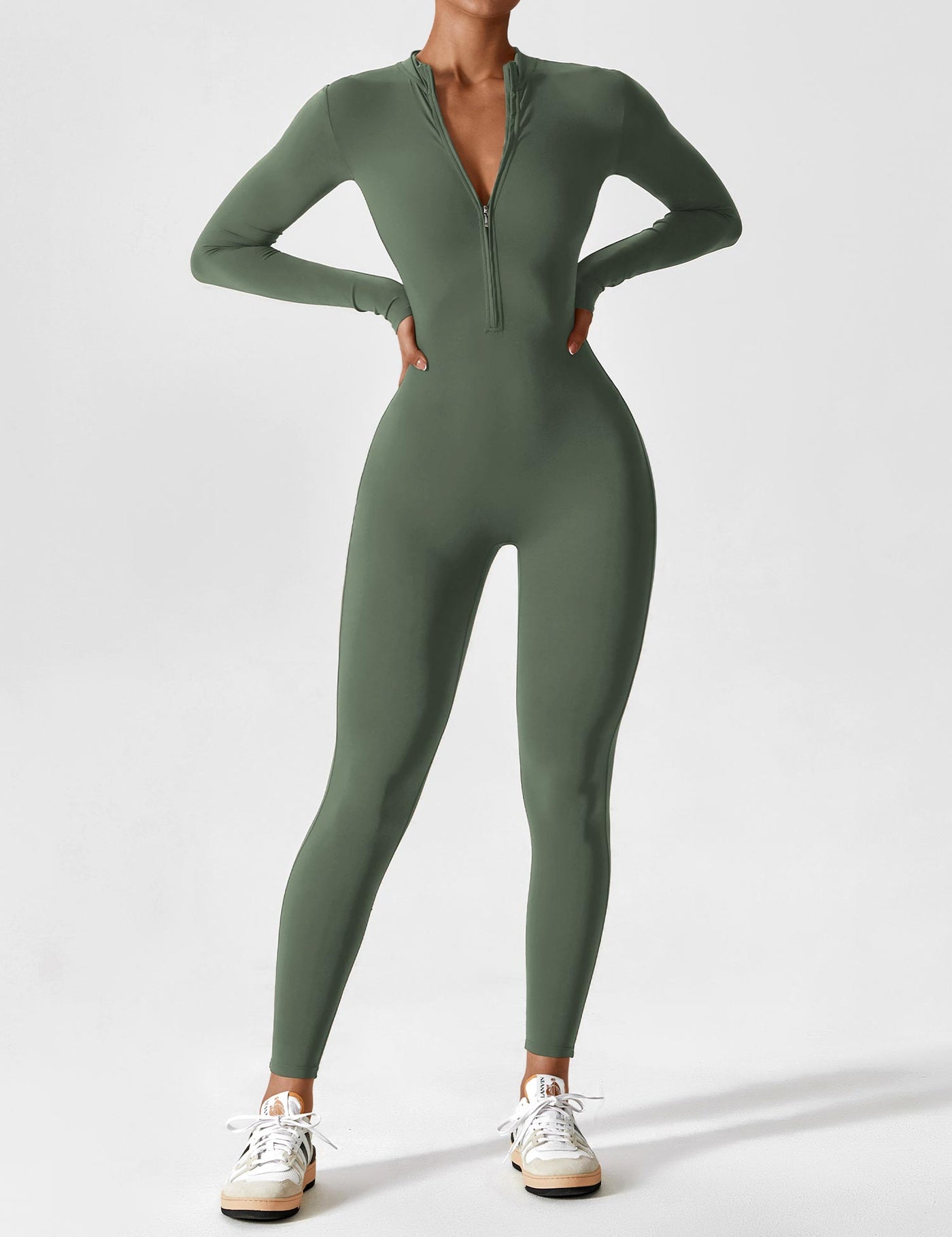 Lina | Seamless full-zip bodysuit 17