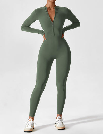 Lina | Seamless full-zip bodysuit 17