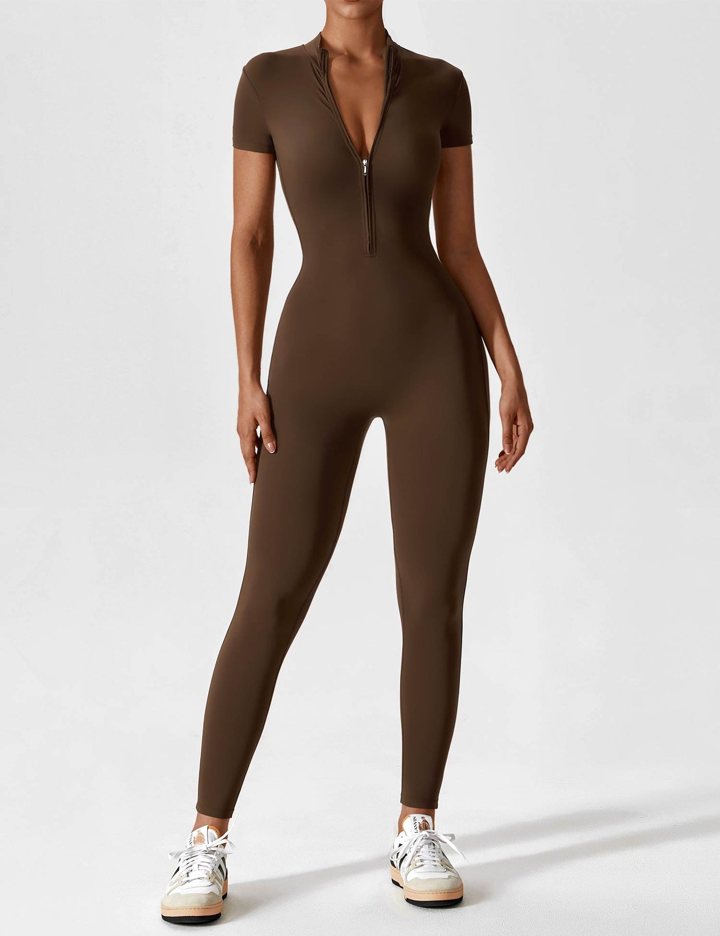 Lina | Seamless full-zip bodysuit 19