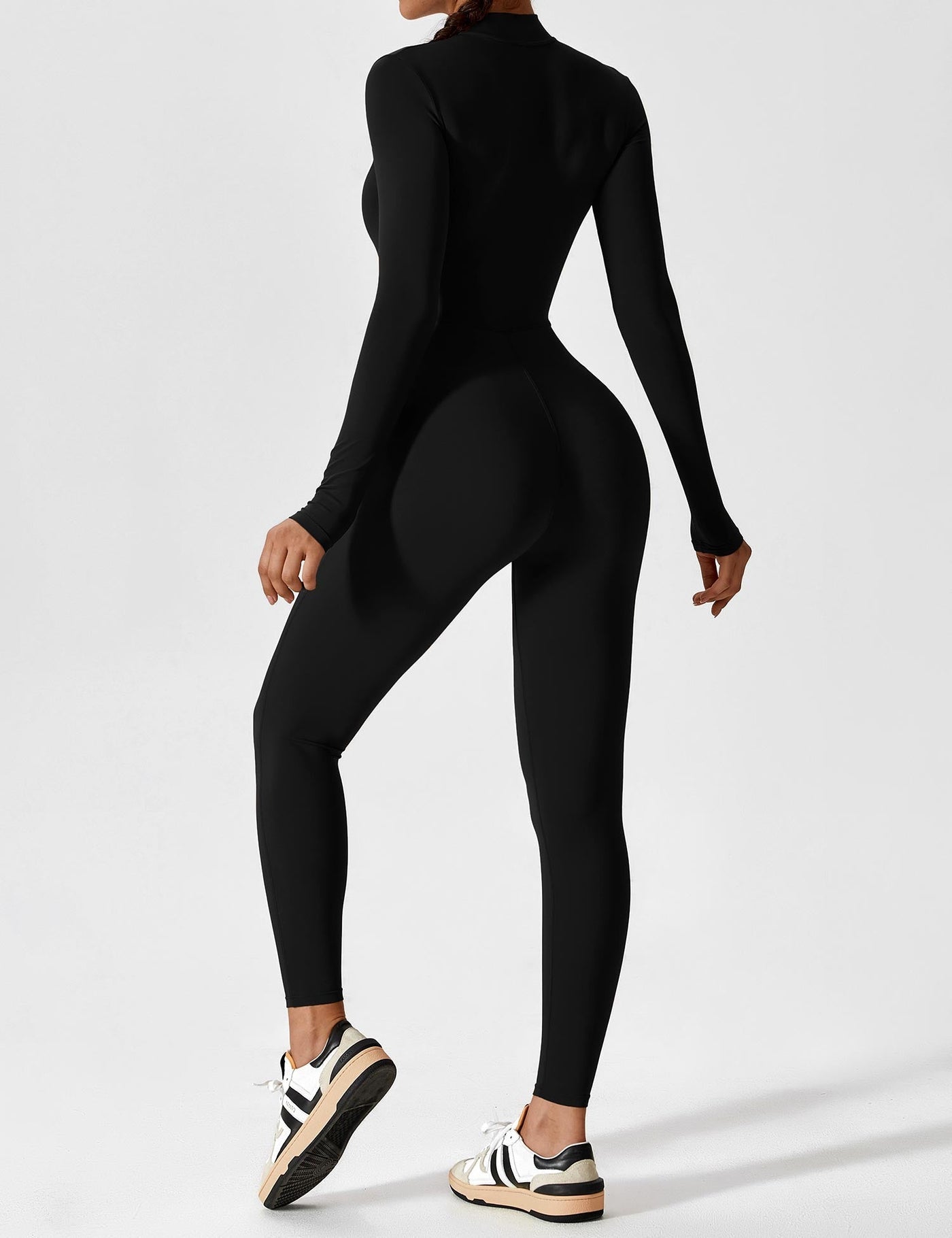 Lina | Seamless full-zip bodysuit 1