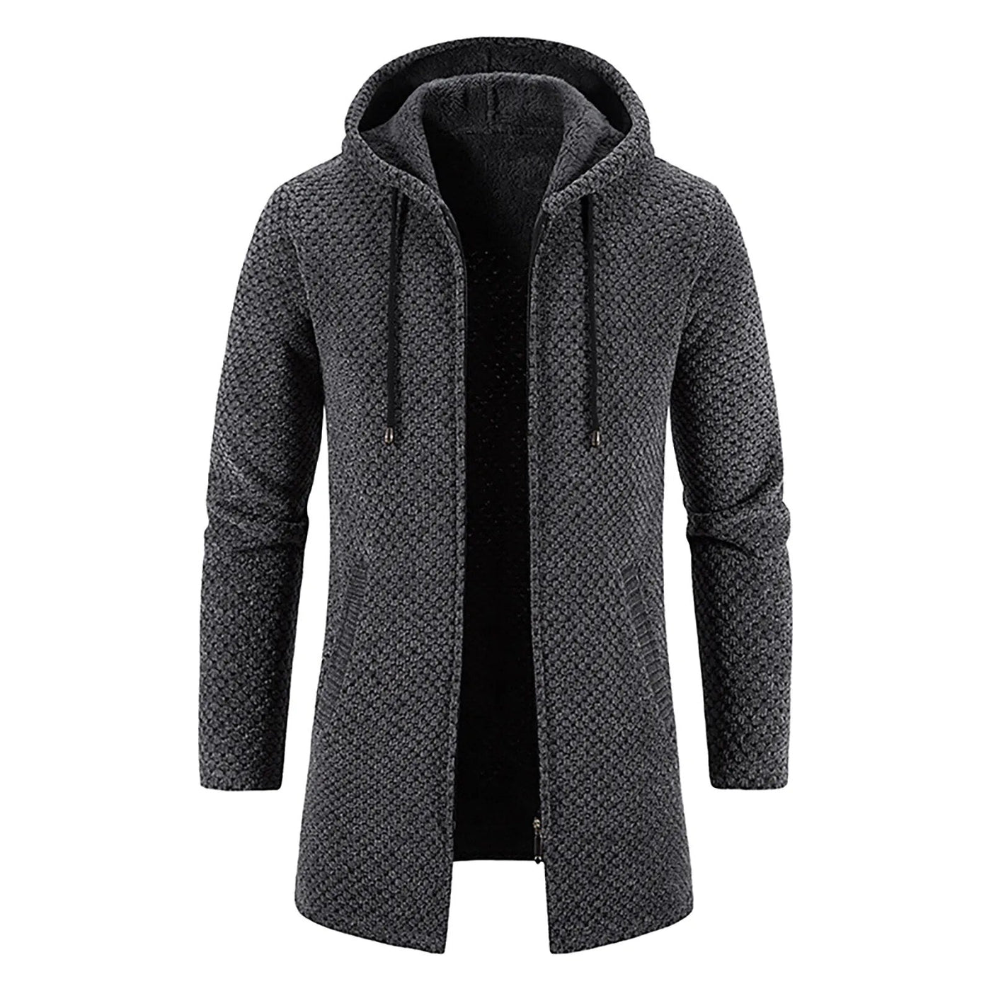 Men's Coat with Hood for Modern Casual Style and Warmth, Ideal for Autumn and Winter Wear 0