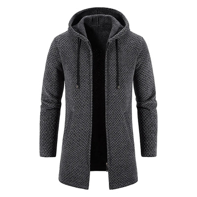 Men's Coat with Hood for Modern Casual Style and Warmth, Ideal for Autumn and Winter Wear 0