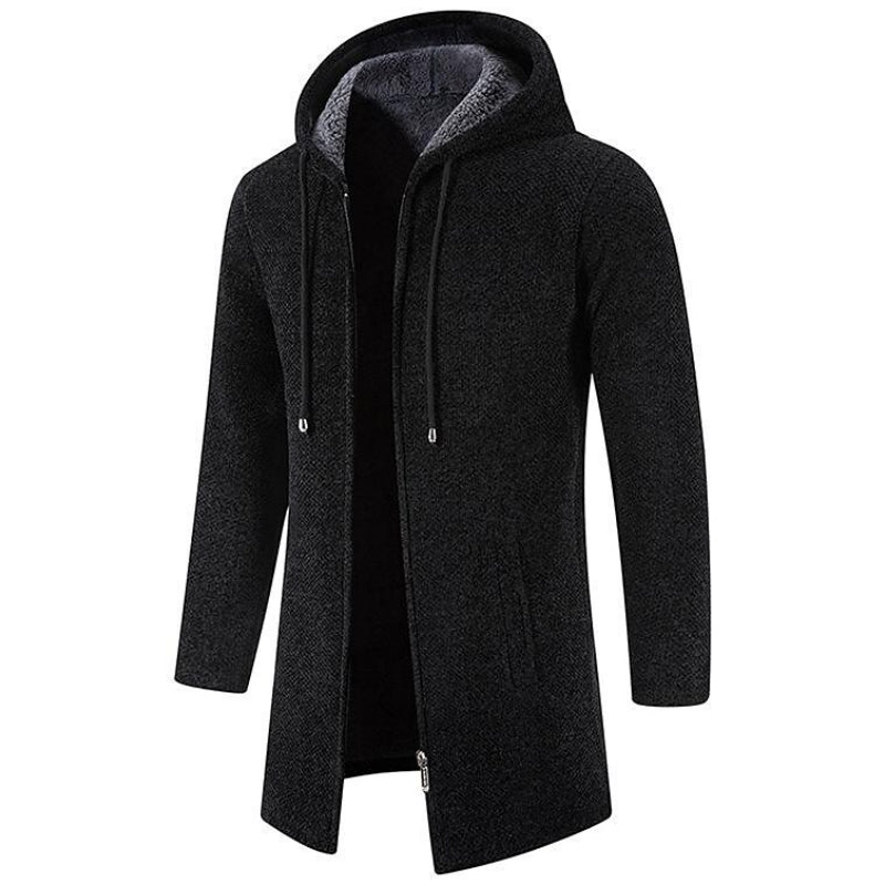 Men's Coat with Hood for Modern Casual Style and Warmth, Ideal for Autumn and Winter Wear 1
