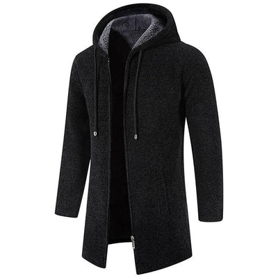Men's Coat with Hood for Modern Casual Style and Warmth, Ideal for Autumn and Winter Wear 1