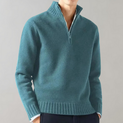 Men's Half Zip Sweater for Casual and Informal Occasions with Elegant Design and Maximum Comfort 3