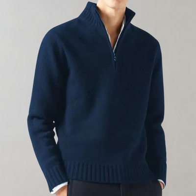 Men's Half Zip Sweater for Casual and Informal Occasions with Elegant Design and Maximum Comfort 4