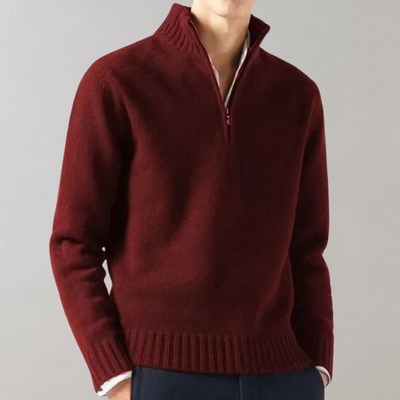 Men's Half Zip Sweater for Casual and Informal Occasions with Elegant Design and Maximum Comfort 5