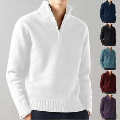Men's Half Zip Sweater for Casual and Informal Occasions with Elegant Design and Maximum Comfort 6