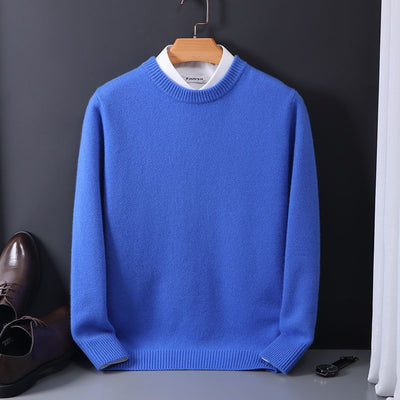 Men's Sweater with Classic Crew Neck Design for Office and Casual Wear 10