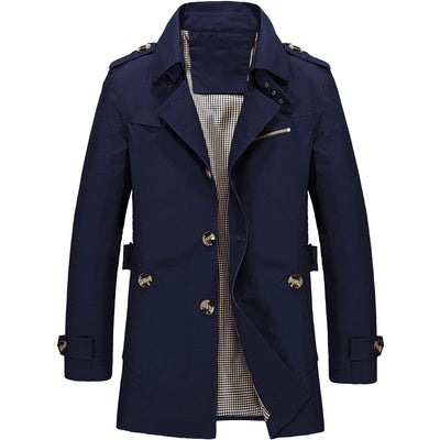 Men's Winter Jacket with High Collar and Durable Design for Stylish Protection 4