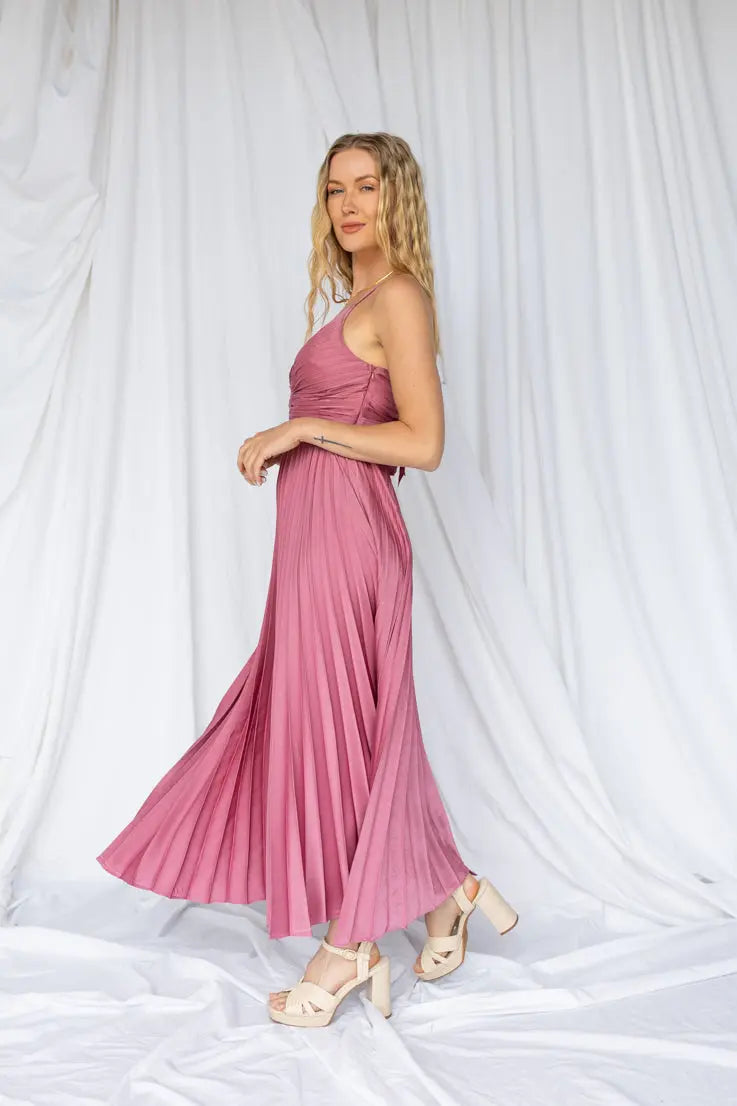 Midi Dress for Women - Long Sleeve Satin Style with Elegant Gold Shine for Special Occasions 7