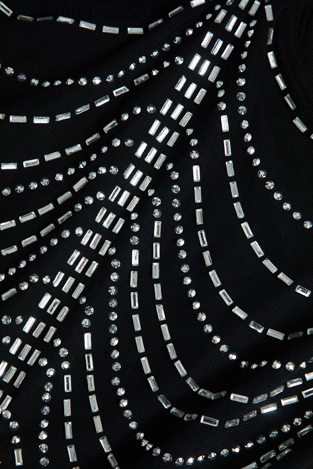 Mini Dress for Women with Rhinestone Embellishments and Bodycon Fit for Glamorous Nights 3