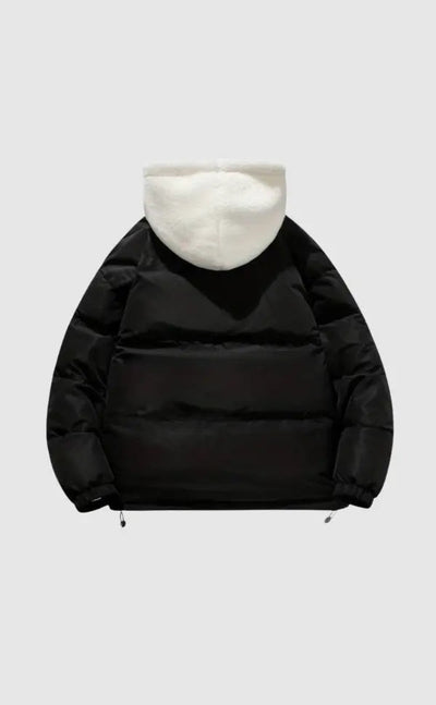 Puffer Jacket for Women with Quilted Design and Adjustable Hood for Winter Warmth 1