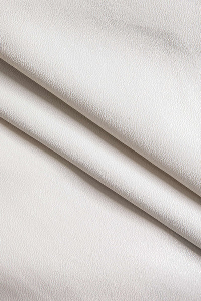 Selene | Modern faux leather mini skirt with side zipper and asymmetrical slit 5