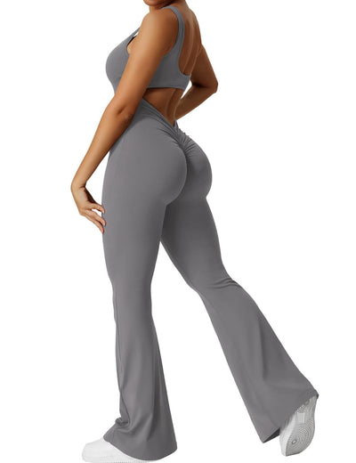 Sienna | Backless Flare Jumpsuit 10