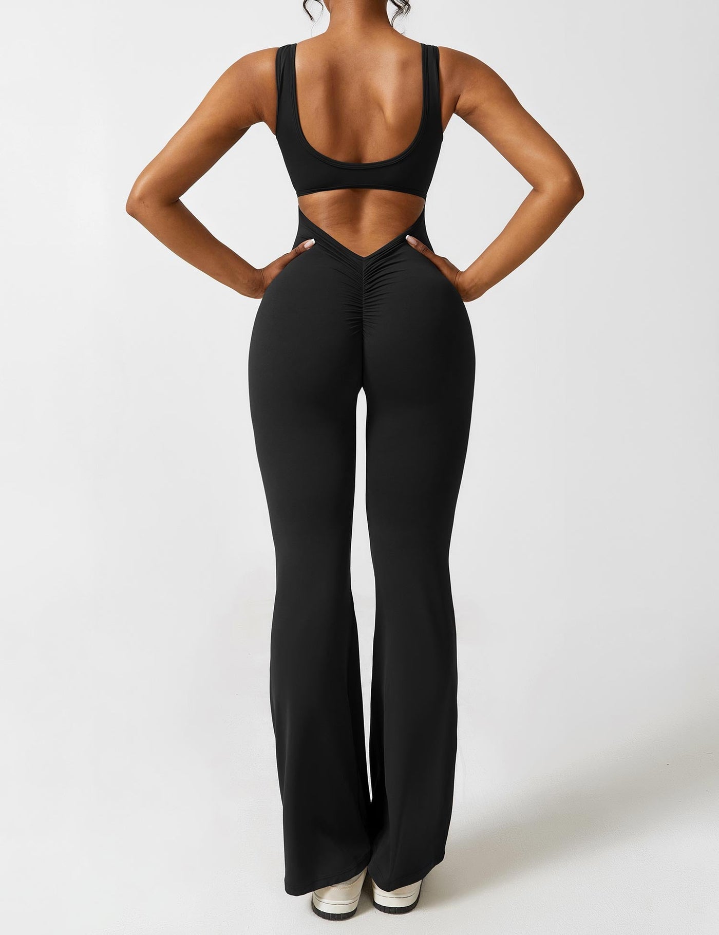 Sienna | Backless Flare Jumpsuit 1
