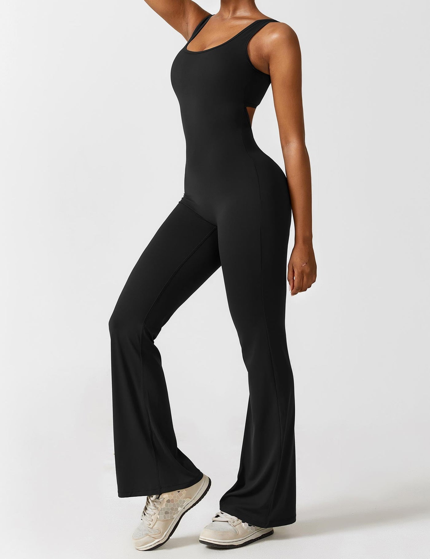 Sienna | Backless Flare Jumpsuit 4