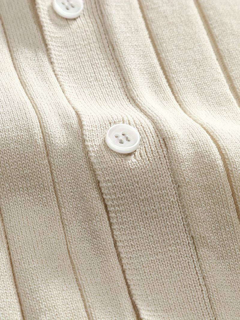 Stylish short-sleeved knit shirt 6