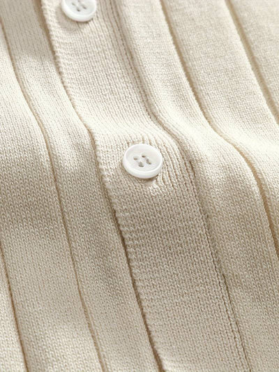 Stylish short-sleeved knit shirt 6