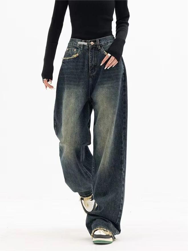Vintage baggy jeans with a washed effect – a modern 90s look with a relaxed fit 1